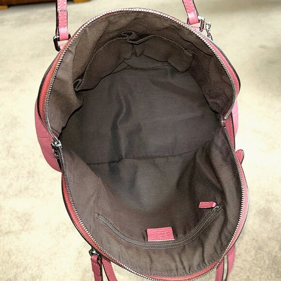 GUCCI Medium Leather Web Dome Satchel Bag 👜 - Picture 6 of 11